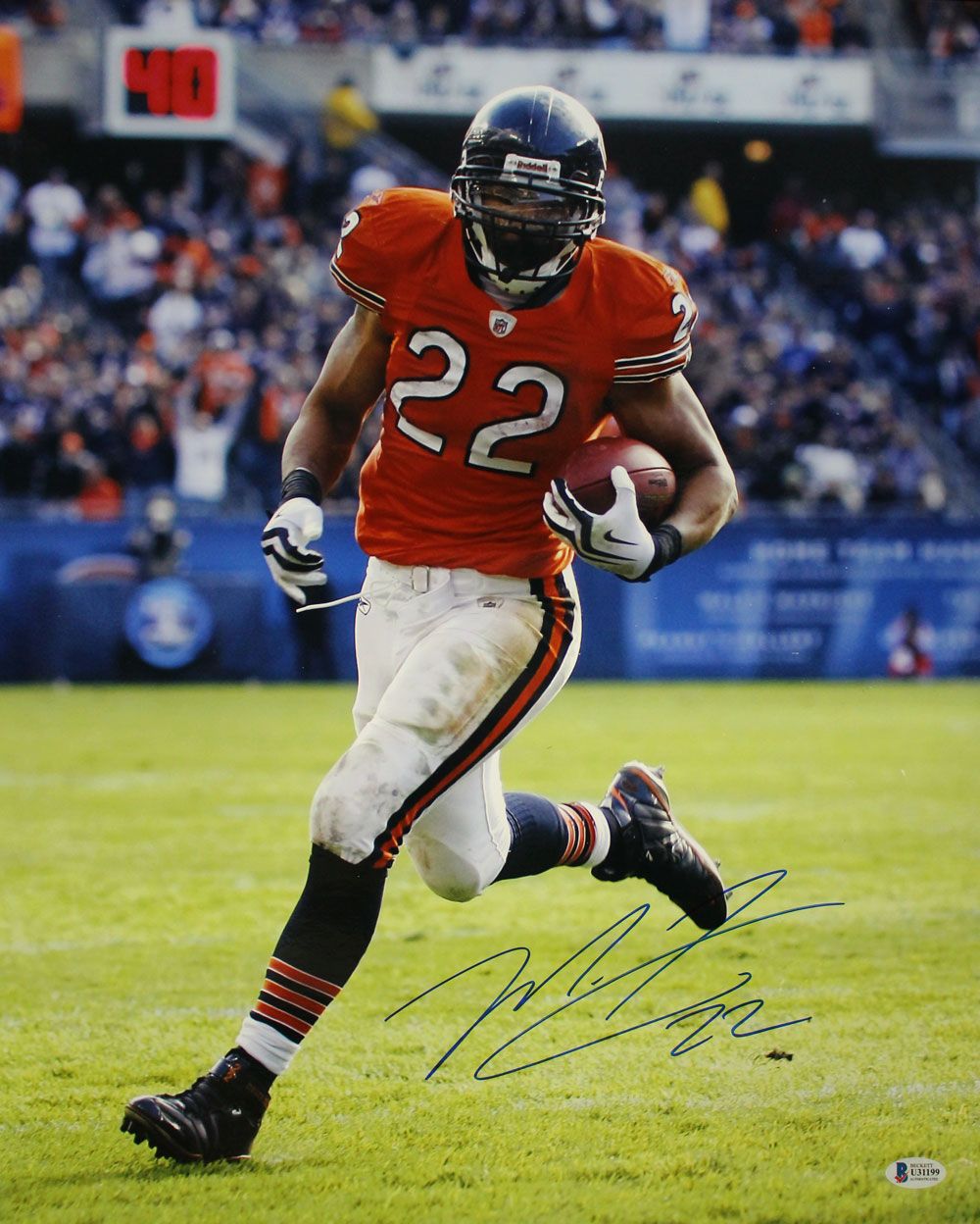 Matt Forte Autographed/Signed Chicago Bears 16x20 Photo BAS