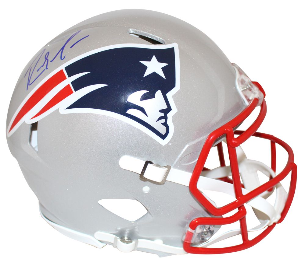 Randy Moss Signed New England Patriots Authentic Speed Helmet BAS