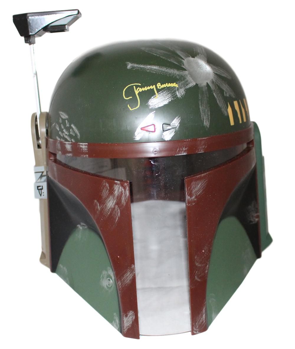 Jeremy Bulloch Autographed/Signed Star Wars Boba Fett Replica Helmet JSA