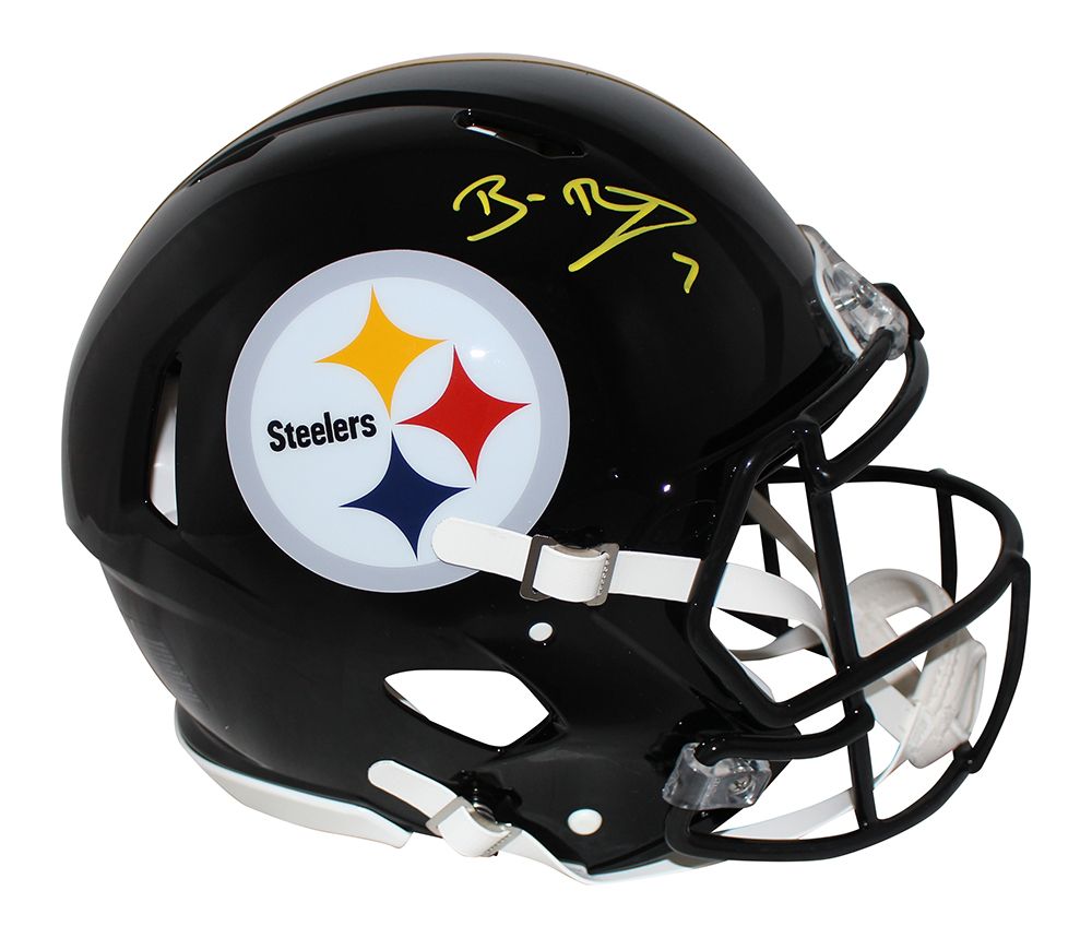 Ben Roethlisberger Signed Pittsburgh Steelers Authentic Speed Helmet FAN