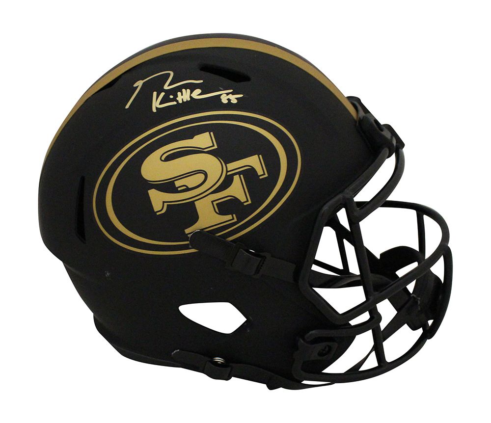 George Kittle Autographed San Francisco 49ers F/S Eclipse Speed Helmet BAS