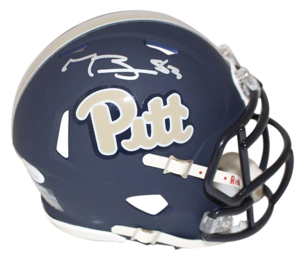 Tyler Boyd Autographed/Signed Pittsburgh Panthers Mini Helmet JSA