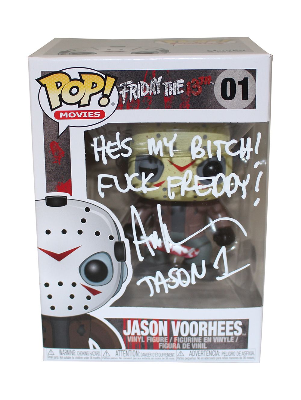 Ari Lehman Signed Friday The 13th Jason Voorhees Funko Pop! 01 Beckett