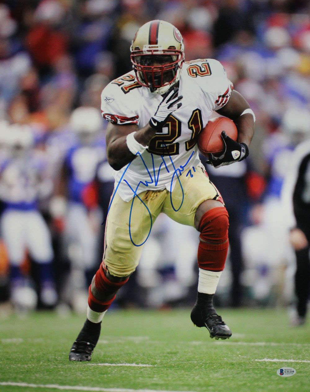 Frank Gore Autographed/Signed San Francisco 49ers 16x20 Photo BAS