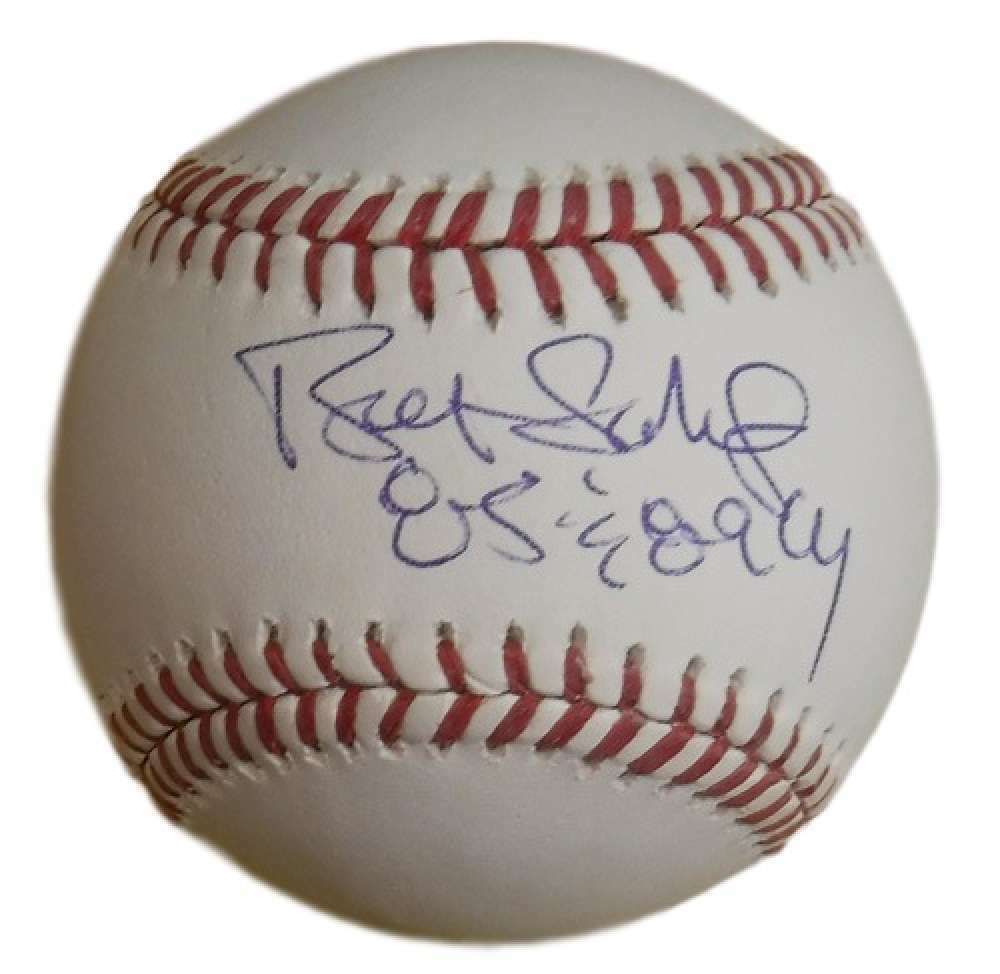 Bret Saberhagen Autographed Kansas City Royals OML Baseball Cy Young JSA