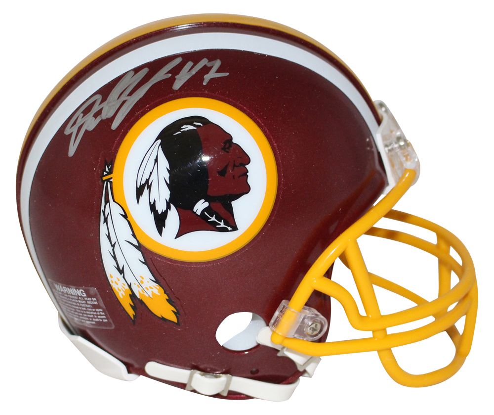 Dwayne Haskins Autographed Washington Redskins Mini Helmet BAS