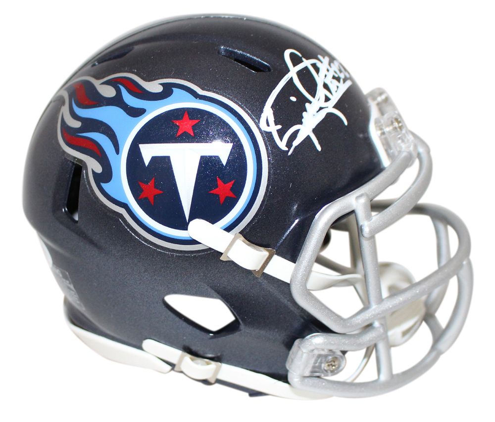 Derrick Henry Autographed Tennessee Titans Mini Helmet JSA