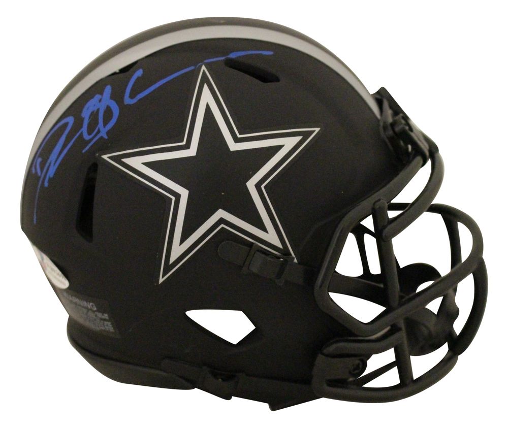 Deion Sanders Autographed/Signed Dallas Cowboys Eclipse Mini Helmet BAS