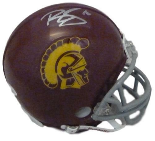 Brian Cushing Autographed USC Trojans mini helmet JSA