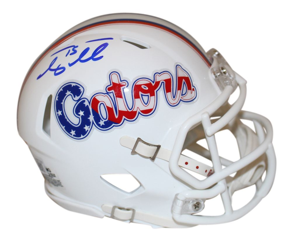 Tim Tebow Autographed Florida Gators Stars &amp; Stripes Mini Helmet BAS