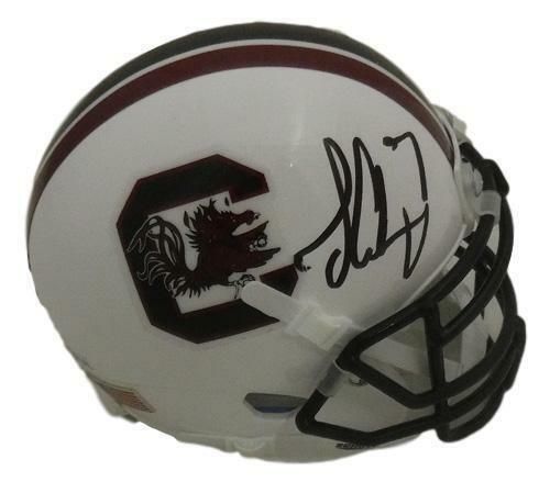 Jadeveon Clowney Autographed South Carolina Gamecocks Schutt Mini Helmet JSA