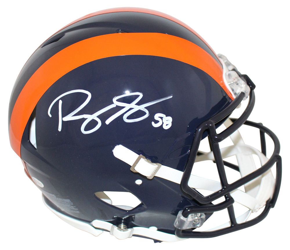 Roquan Smith Autographed Chicago Bears Authentic 1936 Tribute Helmet BAS