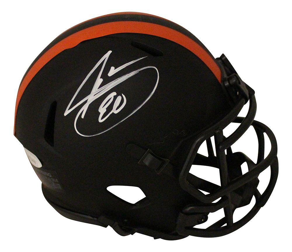 Jarvis Landry Autographed/Signed Cleveland Browns Eclipse Mini Helmet BAS