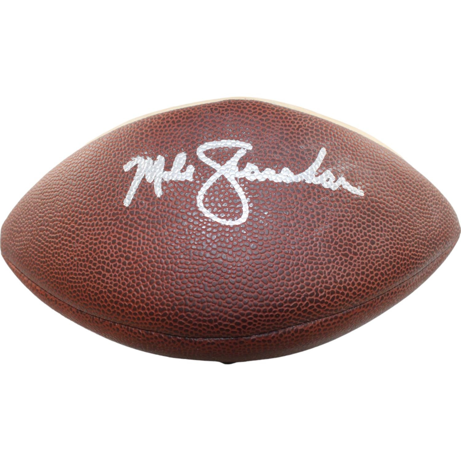 Mike Shanahan Signed Broncos Final Season Mile High Logo Football BAS 44313