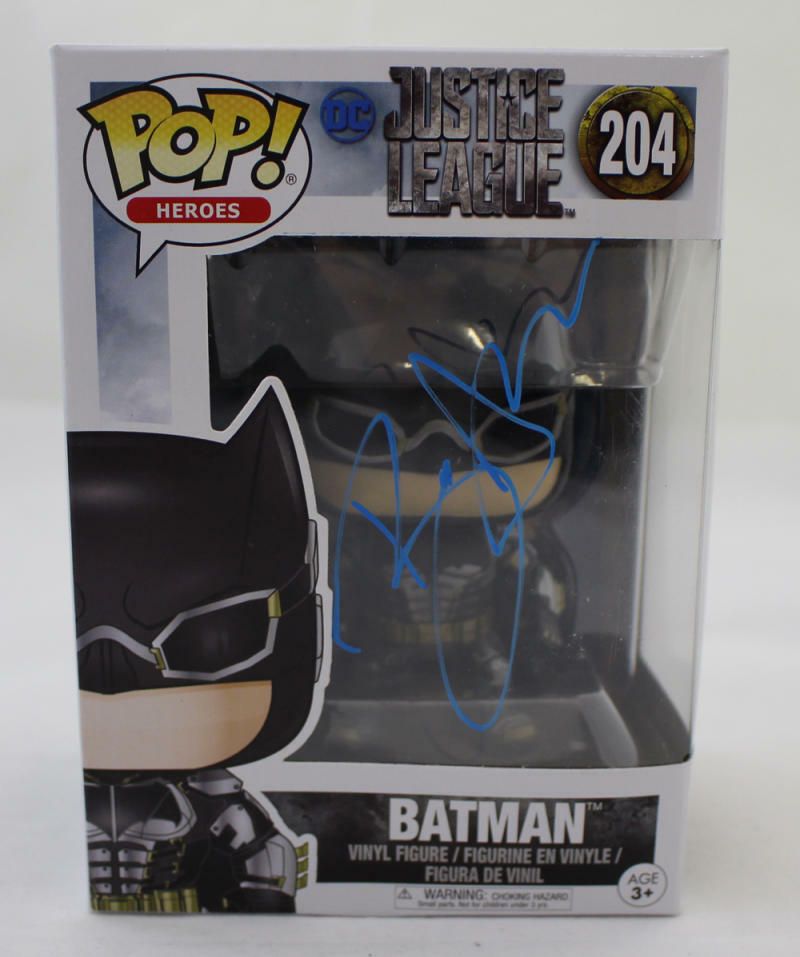 Ben Affleck Autographed Batman Funko Pop 204 Blue BAS