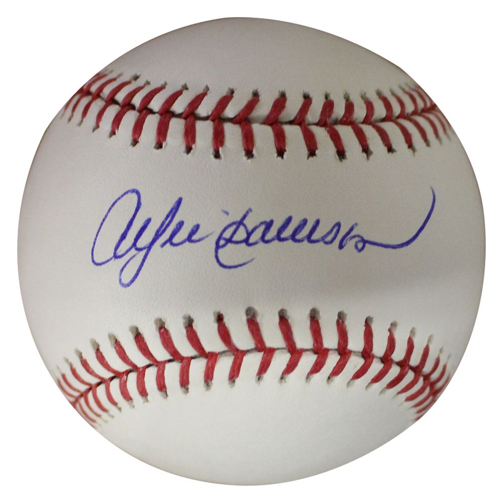 Andre Dawson Autographed/Signed Chicago Cubs OML Baseball JSA