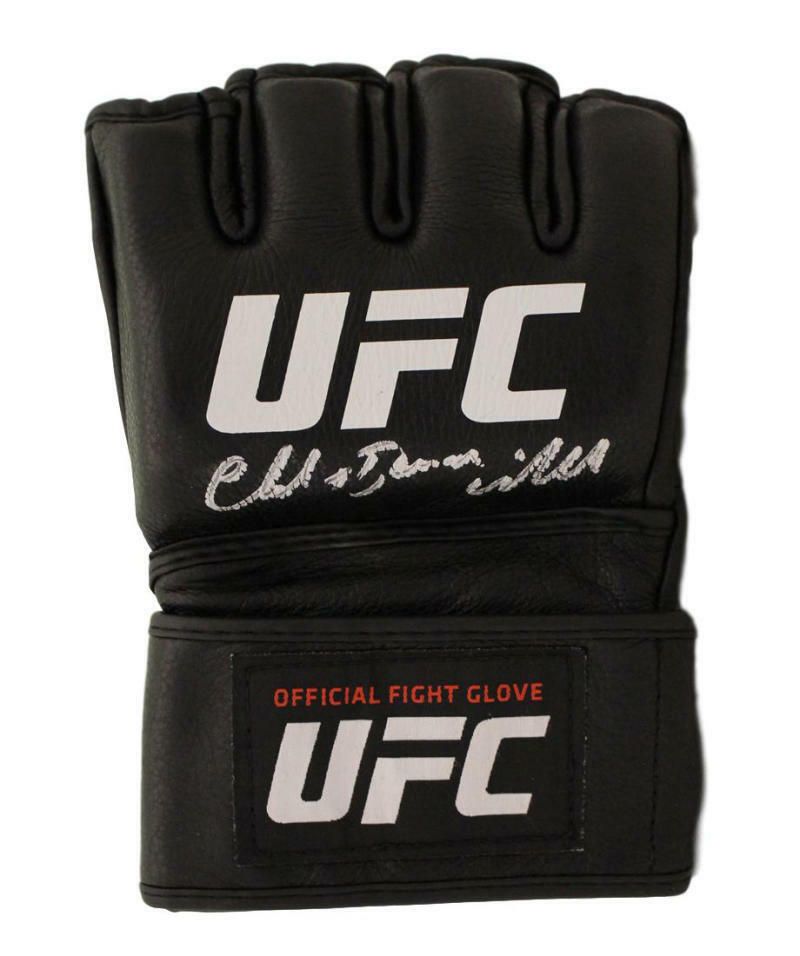 Chuck Liddell Autographed UFC Official Black Left Handed L Glove Iceman BAS