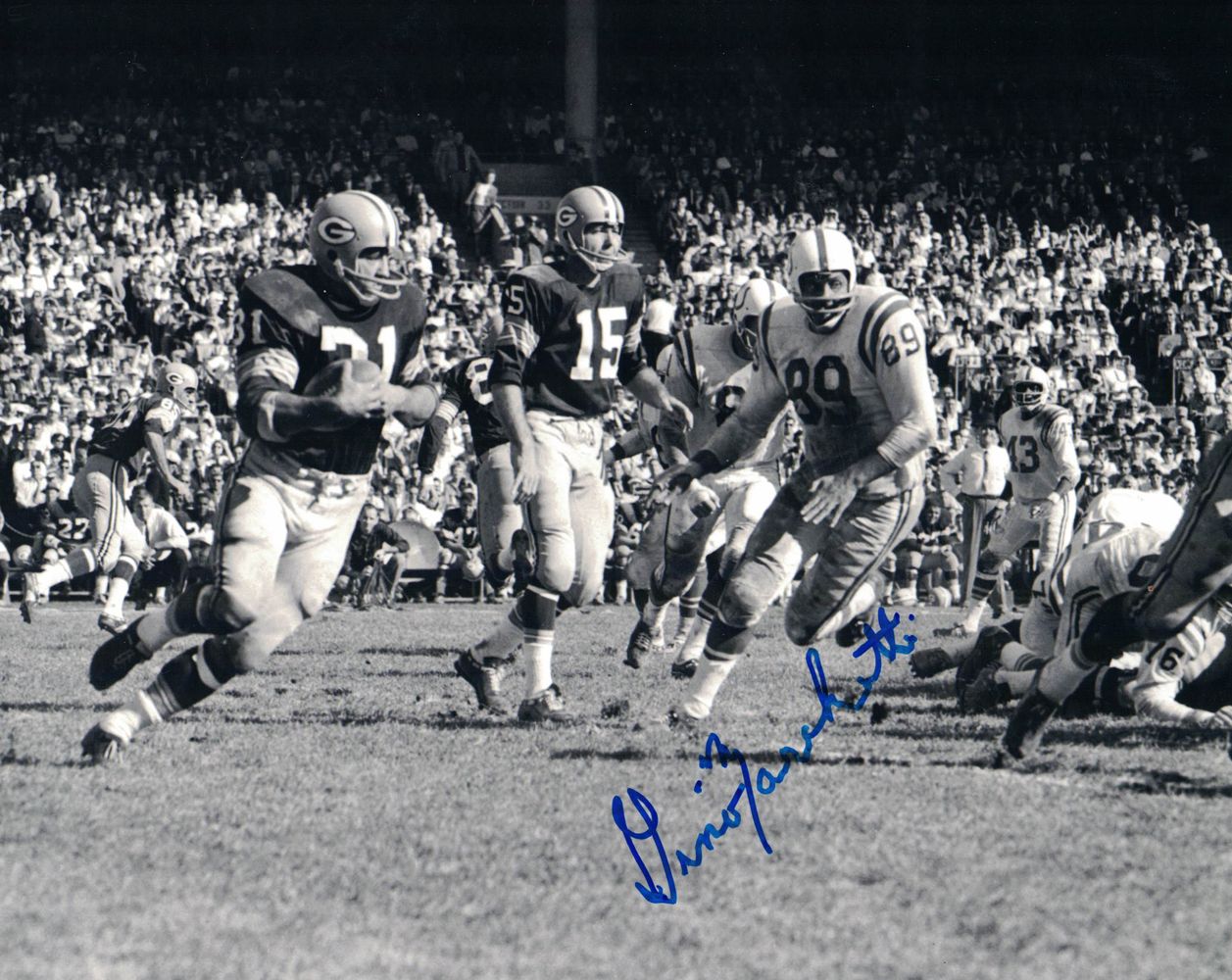 Gino Marchetti Autographed/Signed Baltimore Colts 8x10 Photo