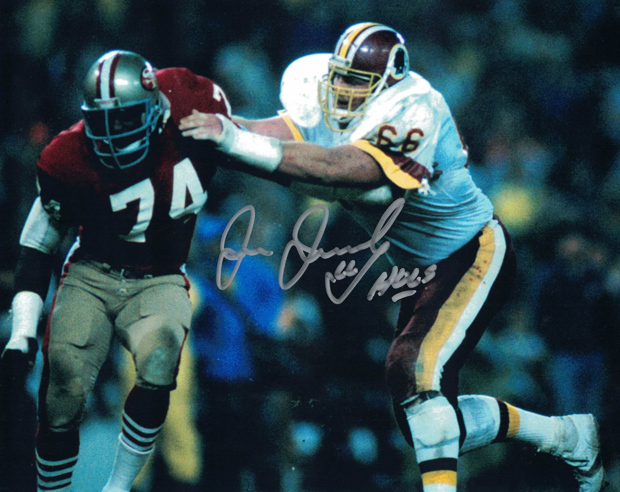 Joe Jacoby Autographed/Signed Washington Redskins 8x10 Photo