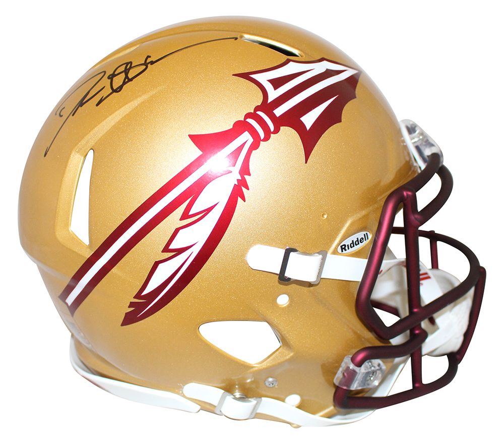 Deion Sanders Signed Florida State Seminoles Authentic Speed Helmet BAS