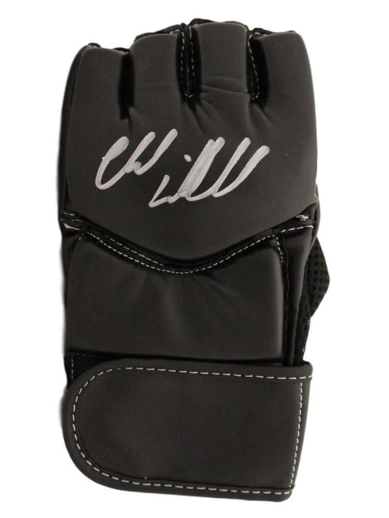 Chuck Liddell Autographed UFC Century Black Left Handed L/XL Glove BAS