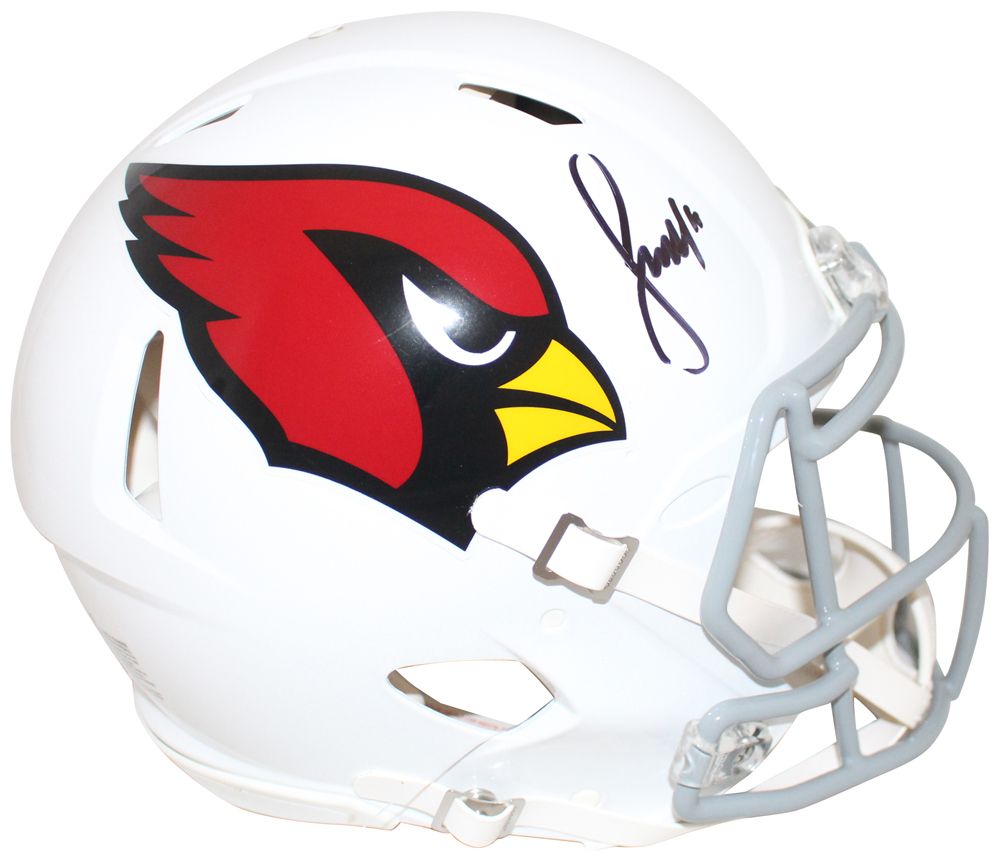 Larry Fitzgerald Autographed Arizona Cardinals Authentic Speed Helmet BAS