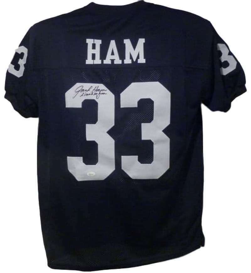 Jack Ham Autographed Penn State size XL jersey w/Lineback U JSA