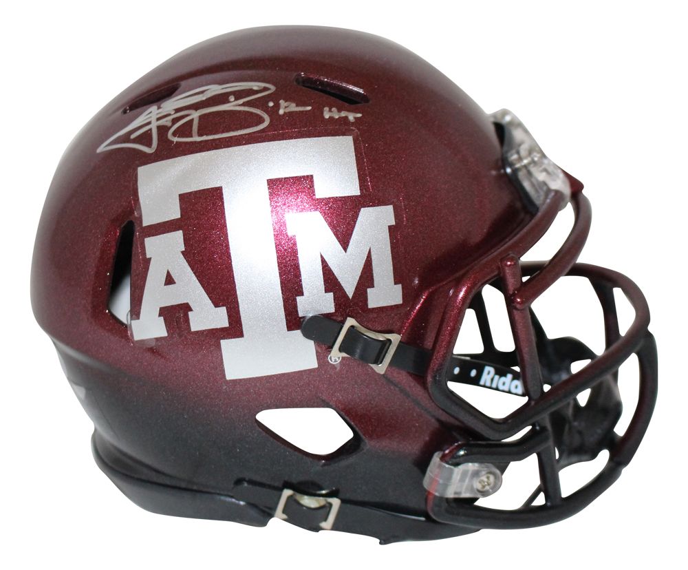 Johnny Manziel Autographed Texas A&amp;M Aggies 2 Tone Mini Helmet HT BAS