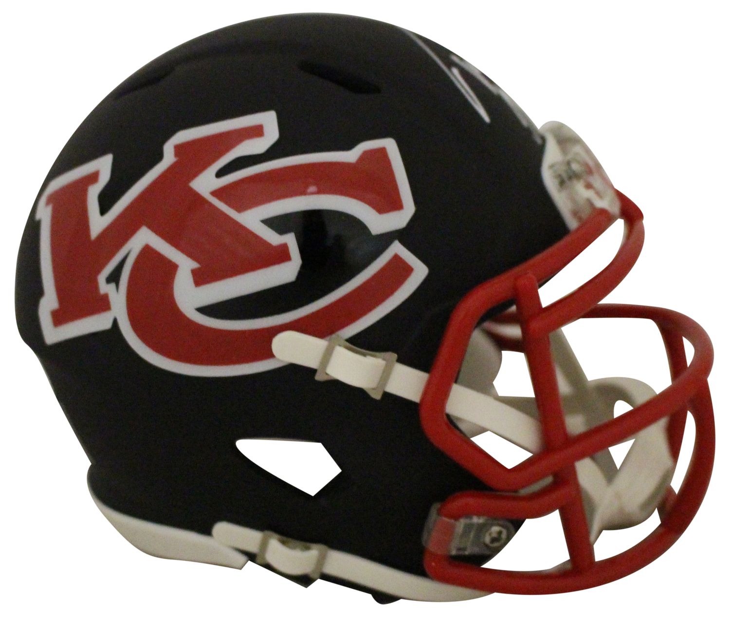 Tony Gonzalez Autographed/Signed Kansas City Chiefs AMP Mini Helmet BAS