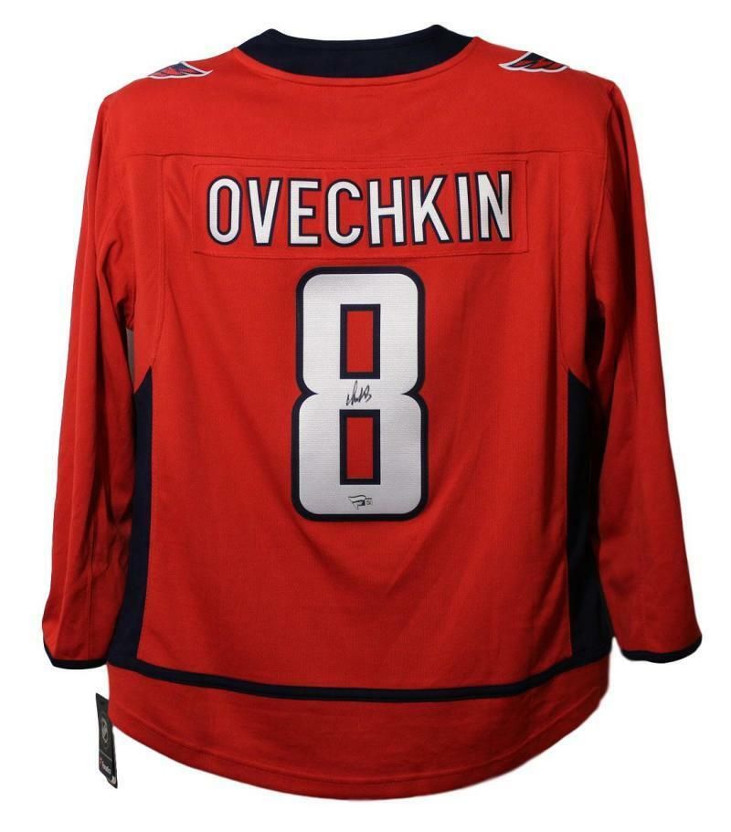 Alex Ovechkin Autographed Washington Capitals Fanatics Red XL Jersey FAN