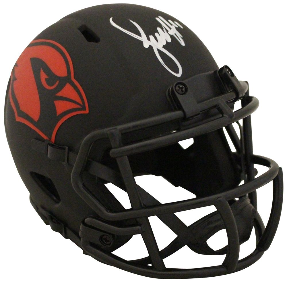 Larry Fitzgerald Autographed Arizona Cardinals Eclipse Mini Helmet BAS