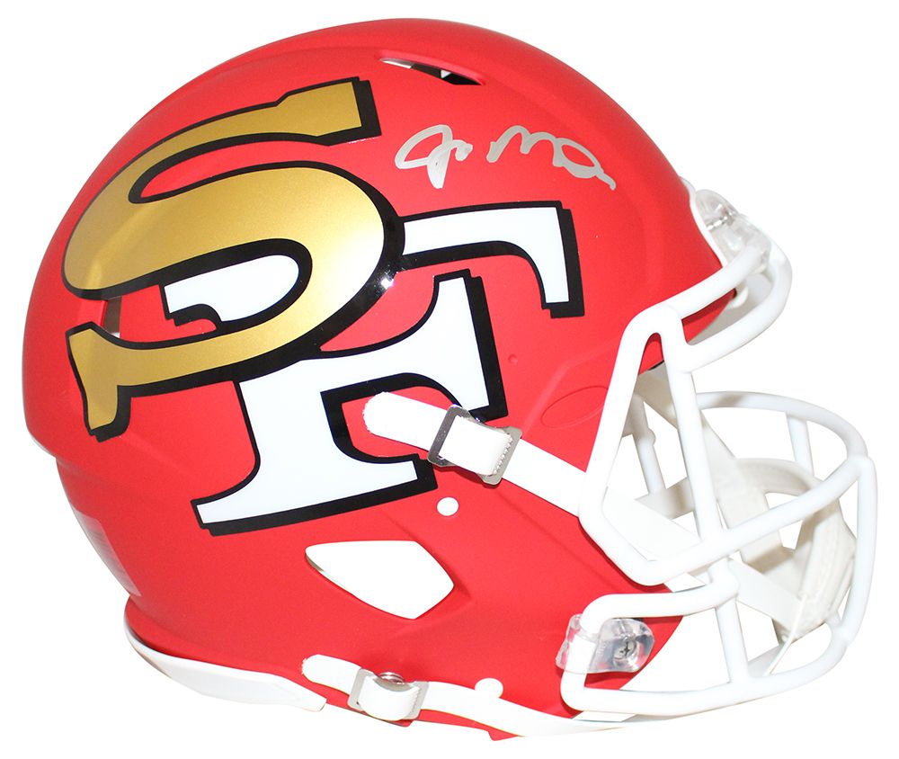 Joe Montana Signed San Francisco 49ers Authentic AMP Speed Helmet JSA