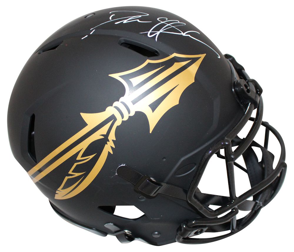 Deion Sanders Signed Florida State Seminoles Authentic Eclipse Helmet BAS
