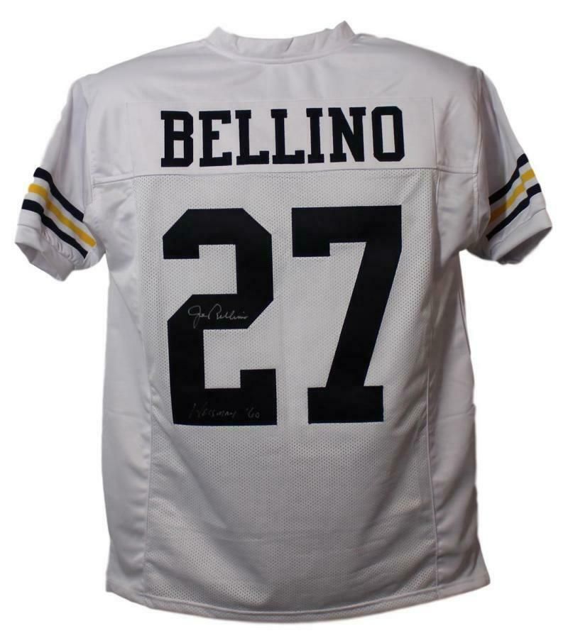 Joe Bellino autographed Navy Midshipmen white size XL jersey w/Heisman &#39;60