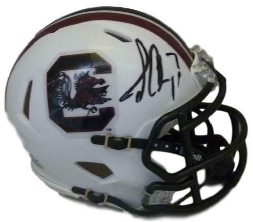 Jadeveon Clowney Autographed South Carolina Gamecocks Mini Helmet JSA