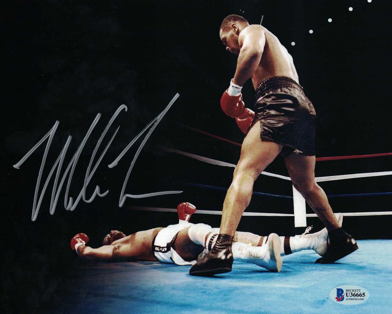Mike Tyson Autographed/Signed Boxing 8x10 Photo BAS