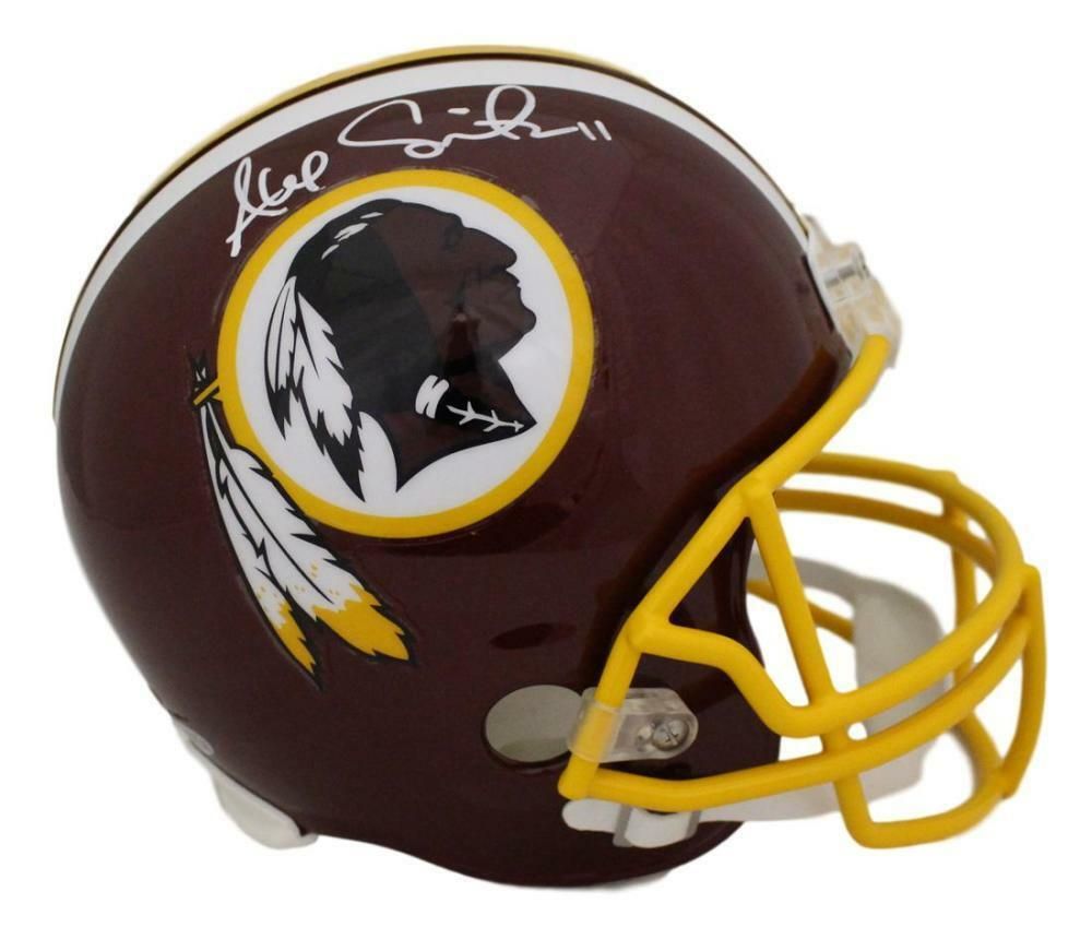 Alex Smith Autographed Washington Redskins Replica Helmet BAS