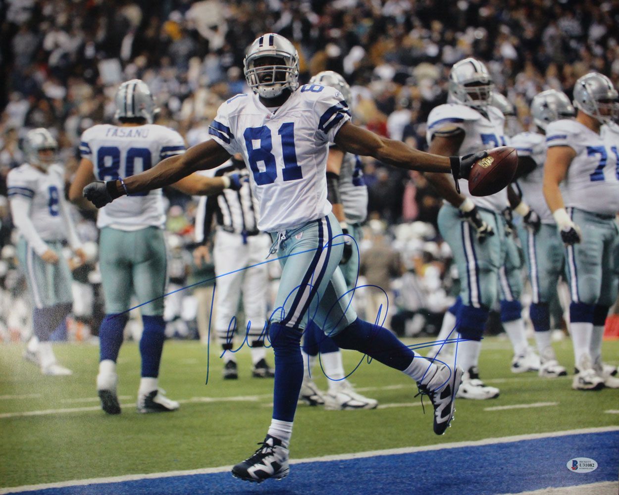 Terrell Owens Autographed/Signed Dallas Cowboys 16x20 Photo BAS