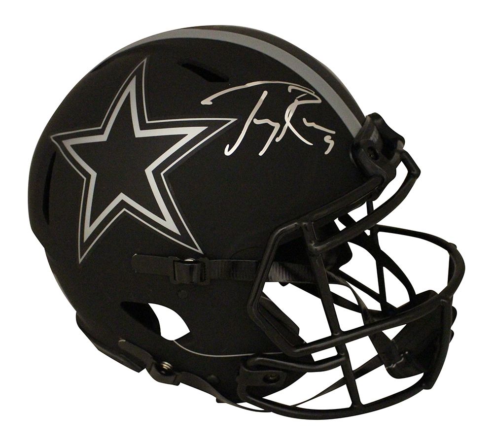 Tony Romo Autographed Dallas Cowboys Authentic Eclipse Helmet BAS