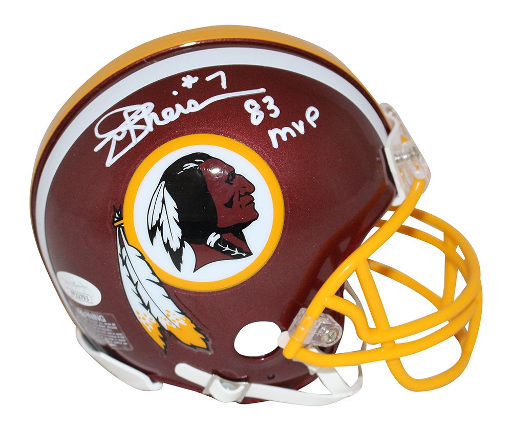 Joe Theismann Autographed Washington Redskins Mini Helmet NFL MVP JSA