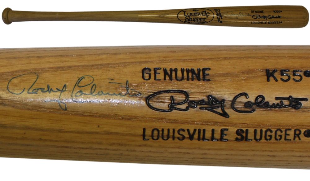 Rocky Colavito Autographed Cleveland Indians Louisville Slugger Bat JSA