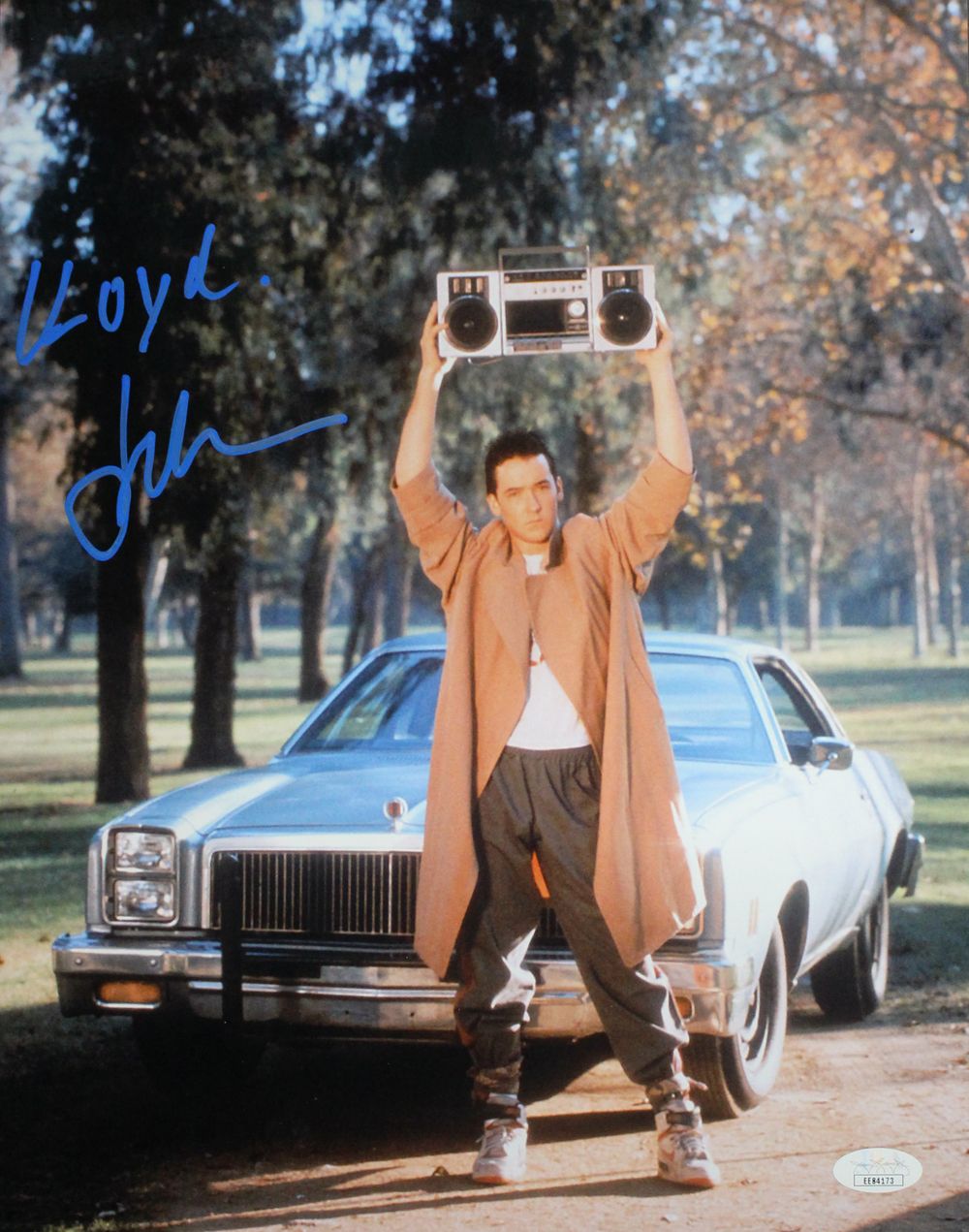 John Cusack Autographed/Signed Say Anything 11x14 Photo Lloyd JSA