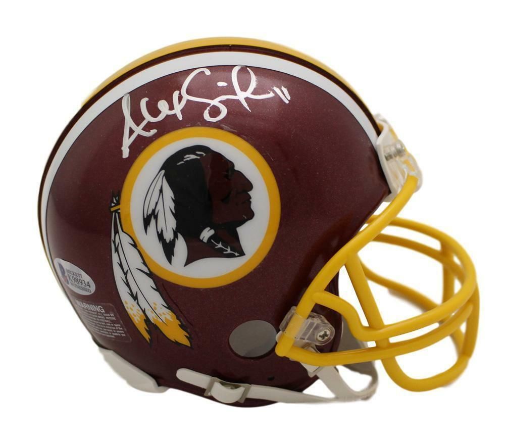 Alex Smith Autographed Washington Redskins Mini Helmet BAS