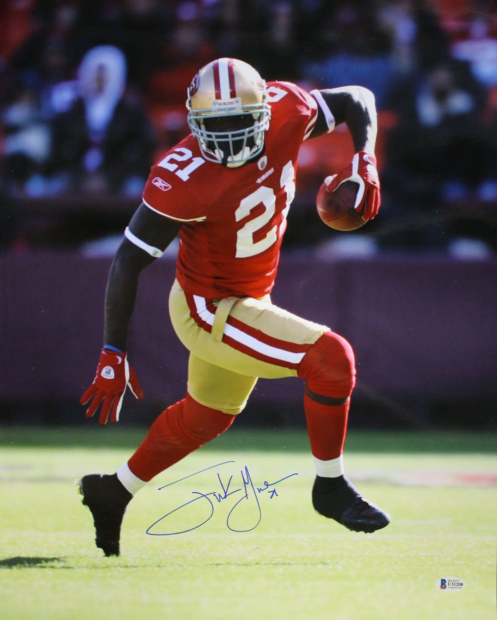 Frank Gore Autographed/Signed San Francisco 49ers 16x20 Photo BAS