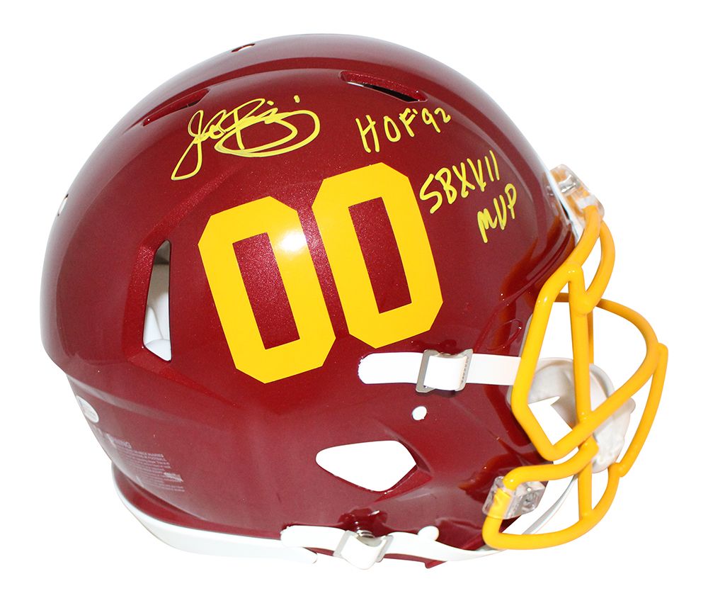 John Riggins Signed Washington Football Authentic 2020 Speed Helmet BAS