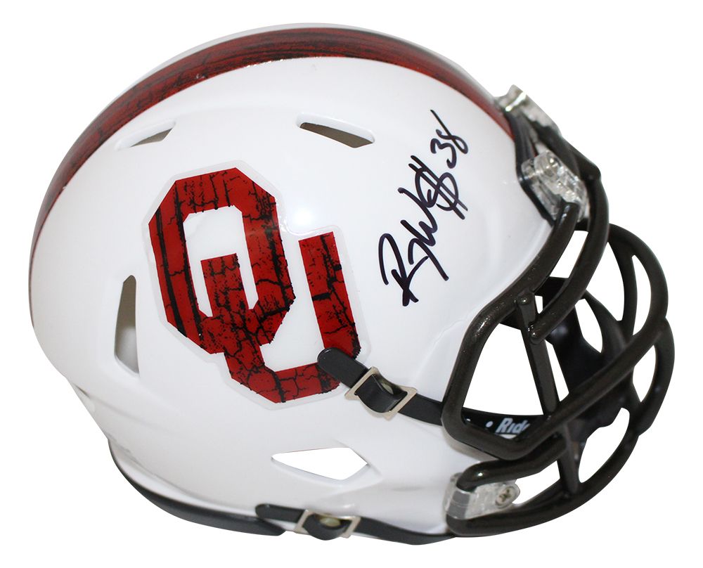 Roy Williams Autographed/Signed Oklahoma Sooners Speed Mini Helmet JSA