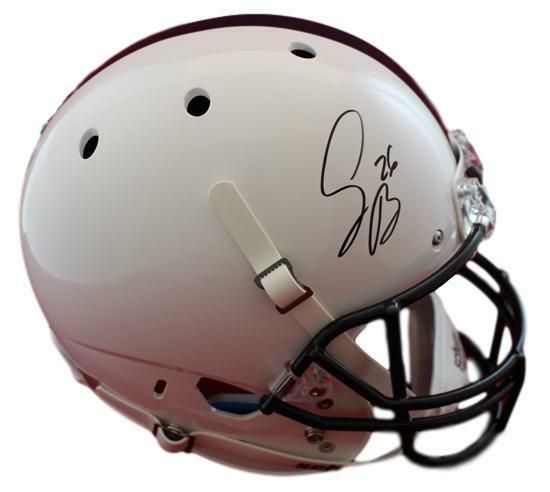 Saquon Barkley Autographed Penn State Schutt Replica Helmet JSA