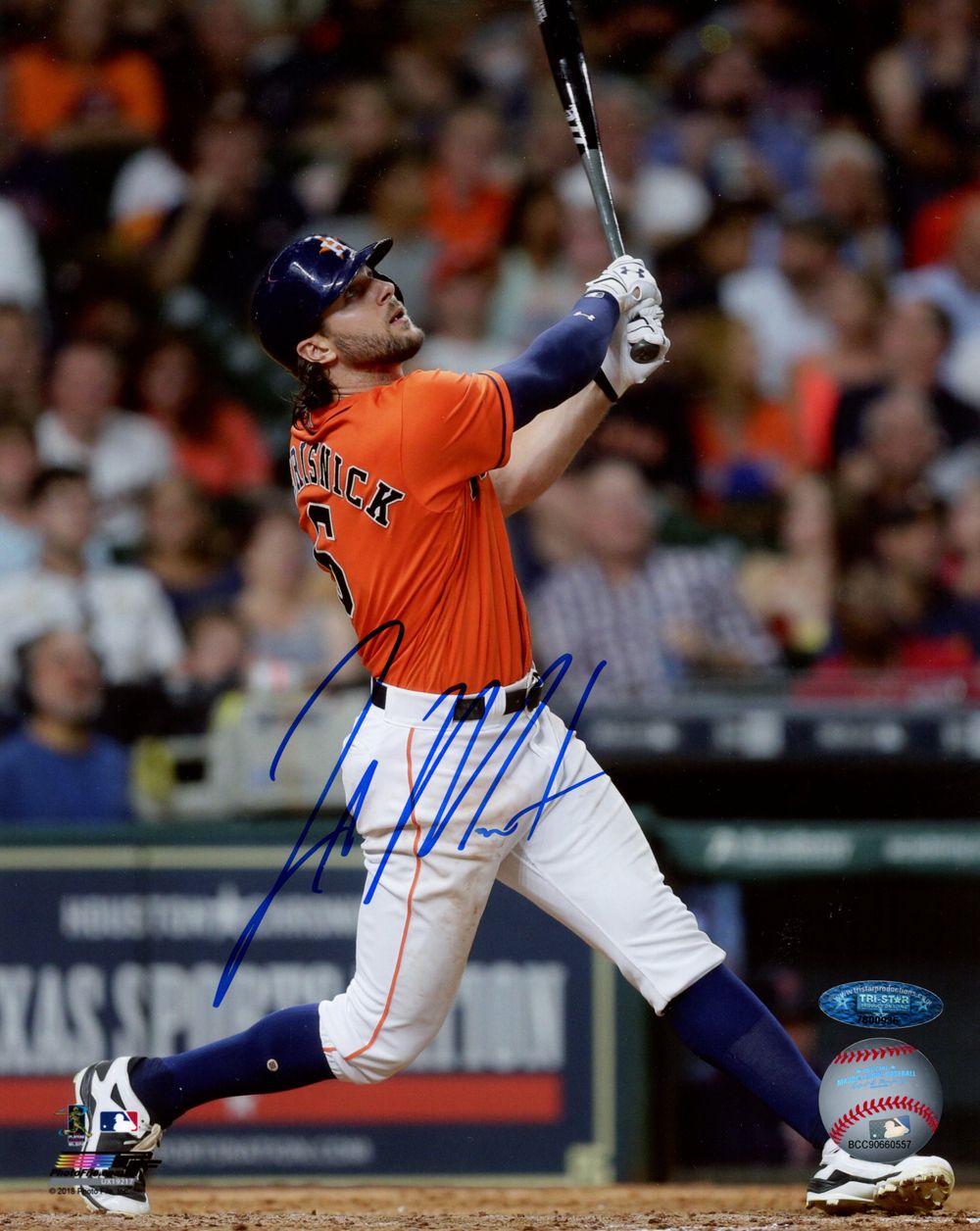 Jake Marisnick Autographed/Signed Houston Astros 8x10 Photo Tristar