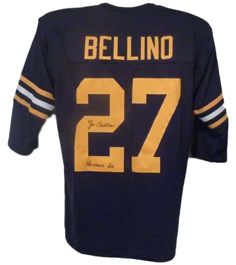 Joe Bellino autographed Navy Midshipmen blue Size XL Jersey Heisman BAS