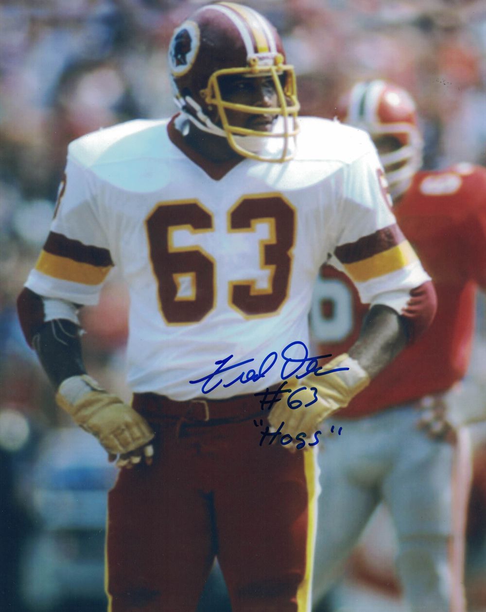 Fred Dean Autographed/Signed Washington Redskins 8x10 Photo Hogs